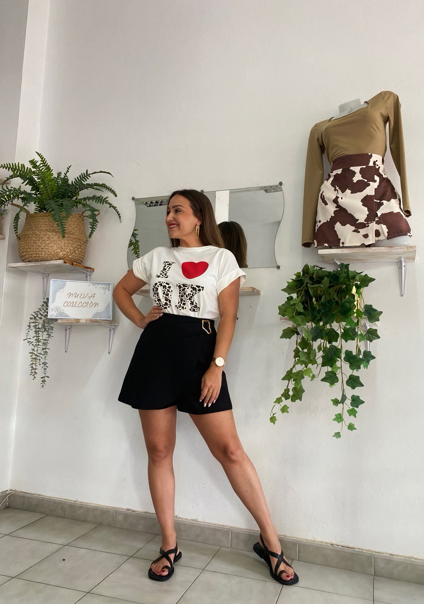 Falda pantalón cruzada