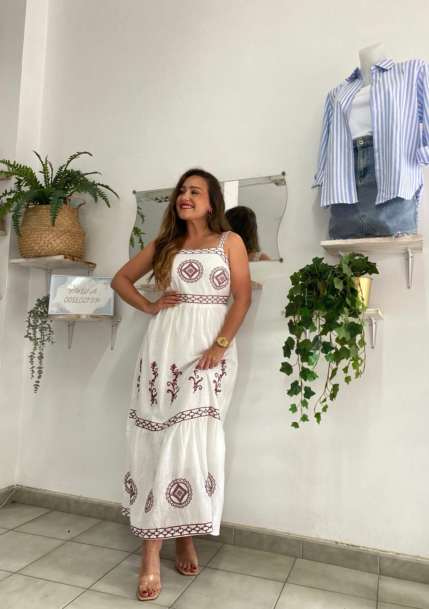 Vestido bordados