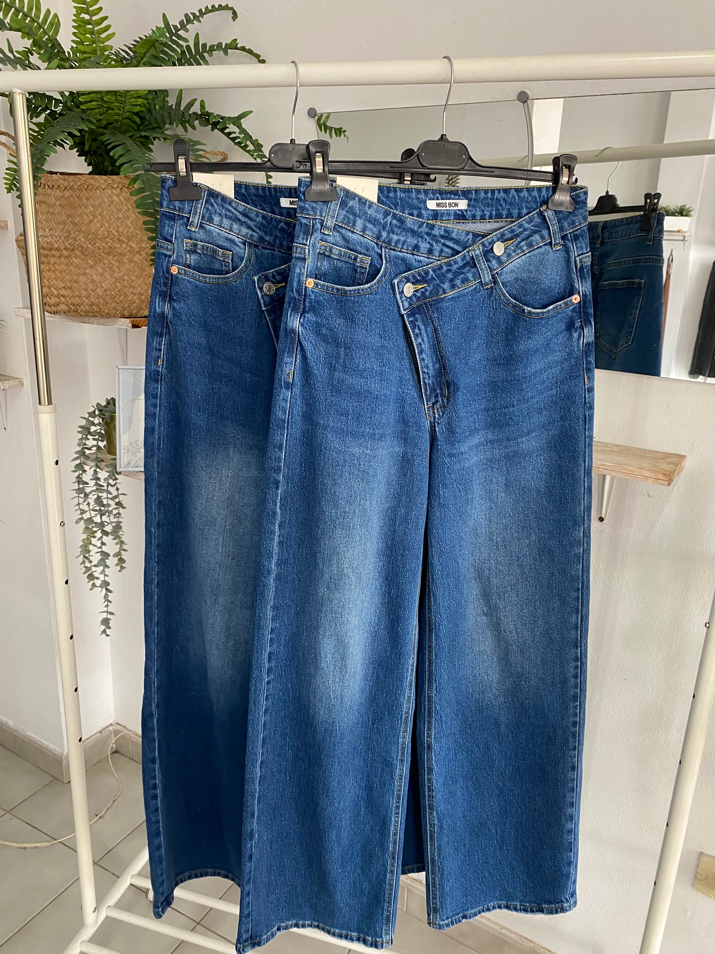 Jeans cruzado