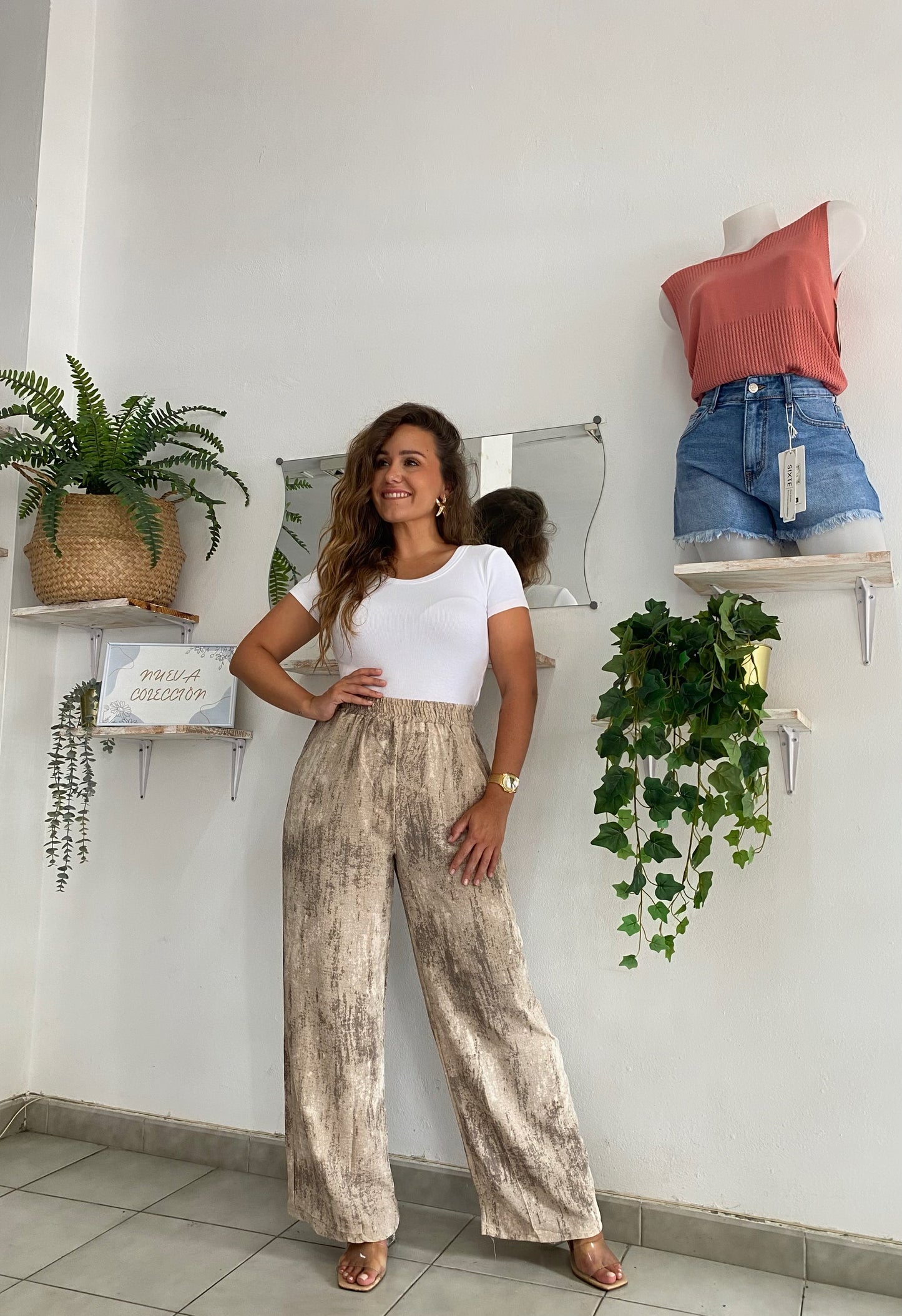 Pantalón fluido