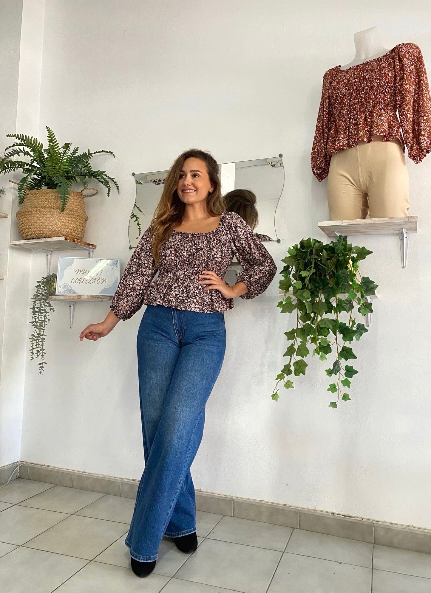 Blusa estampado floral