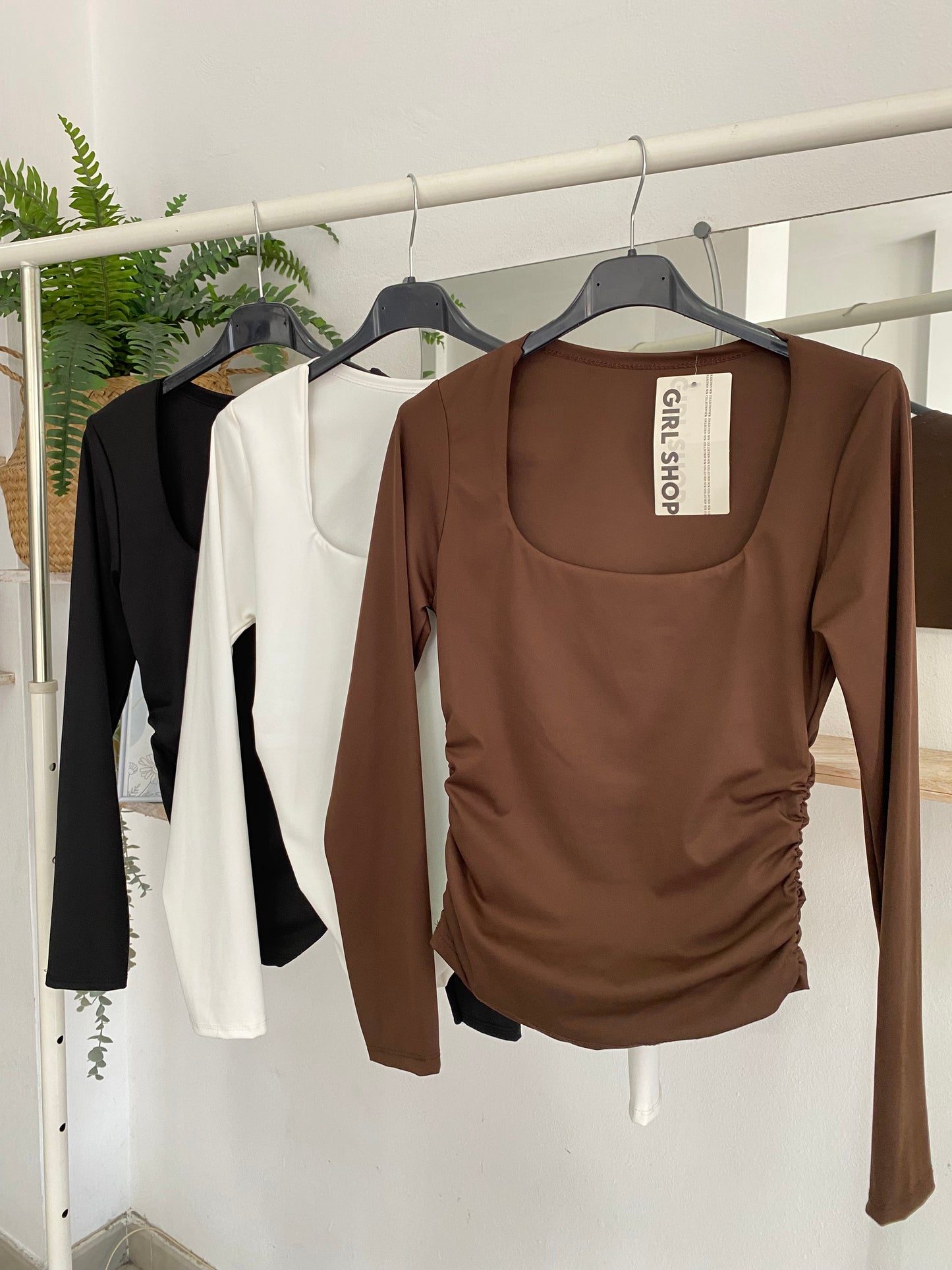 Blusa fruncida