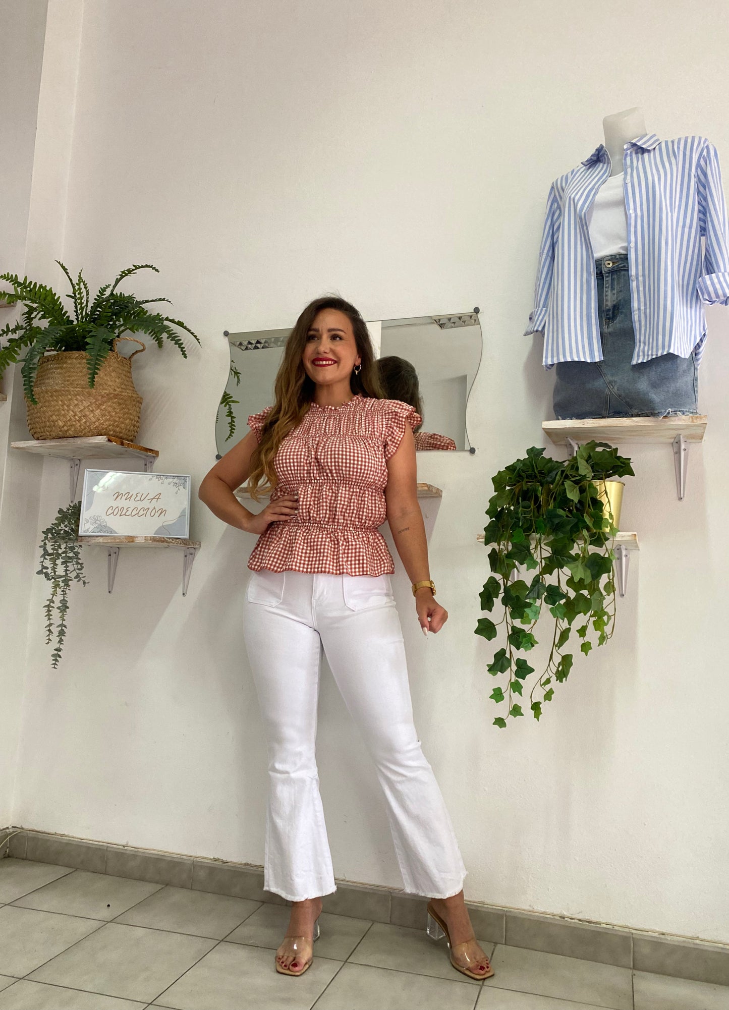 Blusa fruncidos