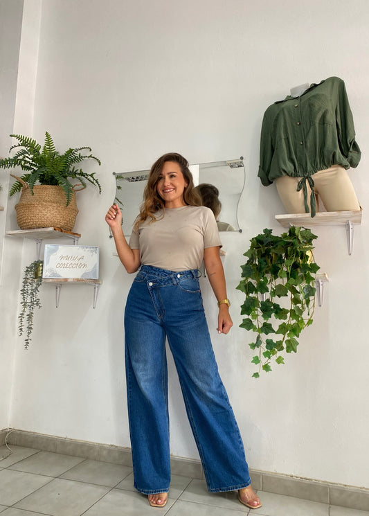 Jeans cruzado
