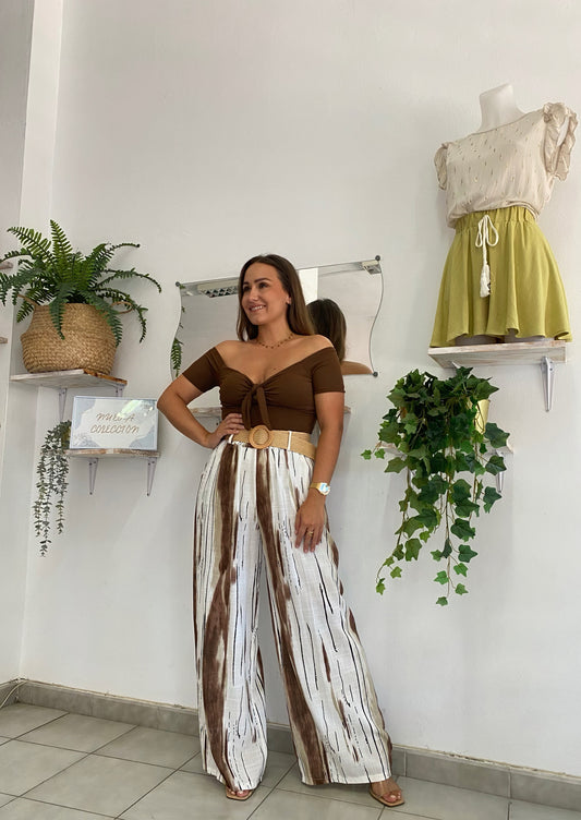 Crop top lazo