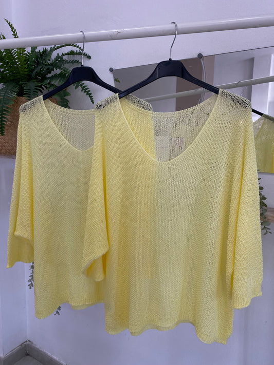 Jersey punto abierto