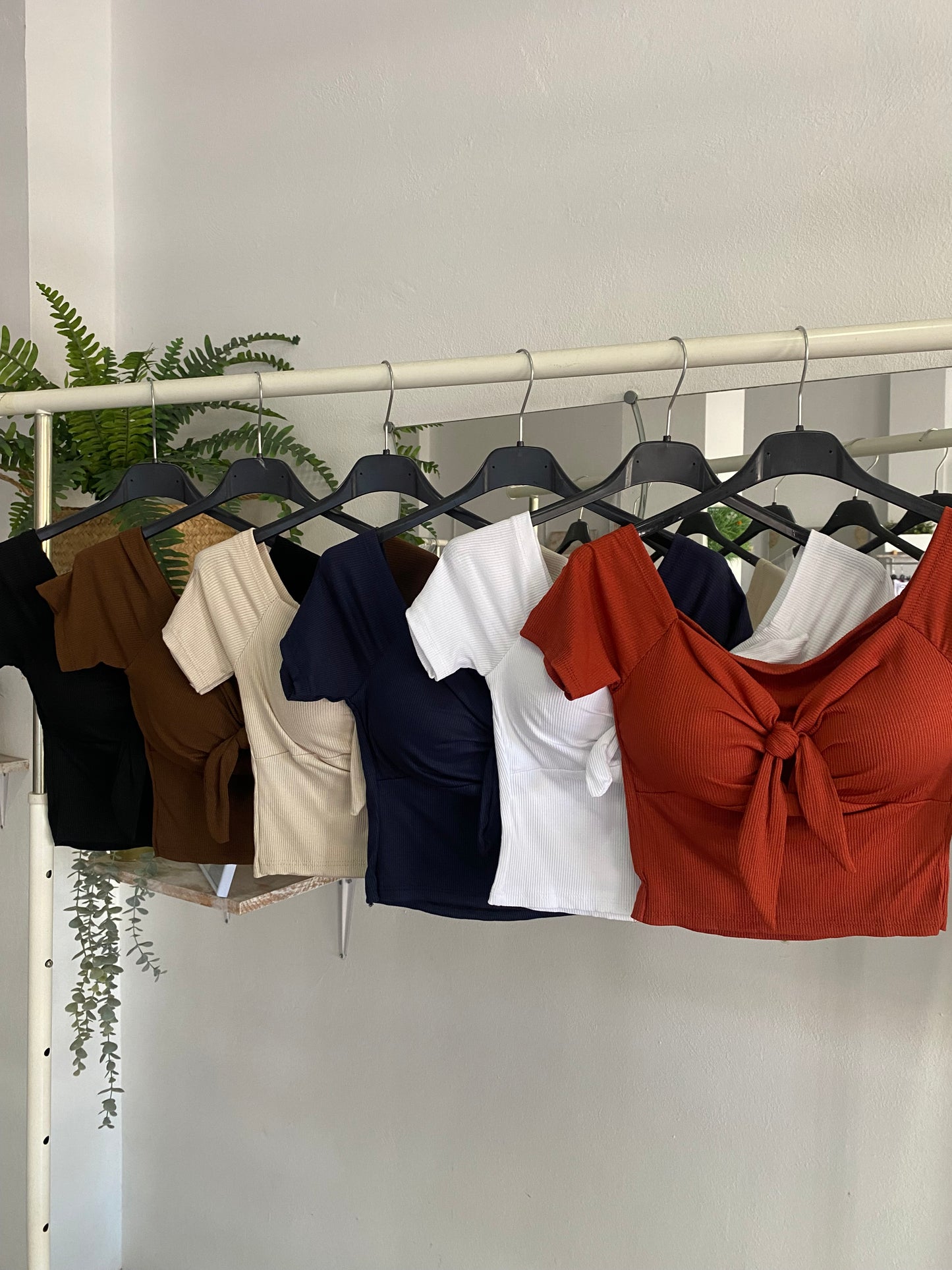 Crop top lazo