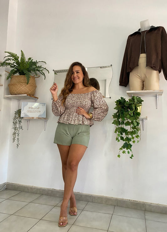 Blusa estampado floral