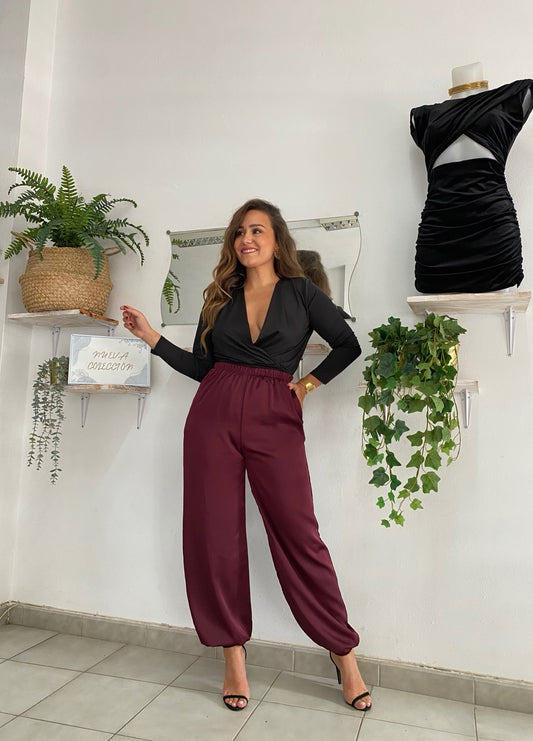 Pantalón satinado