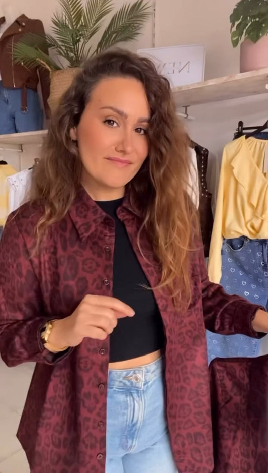 Camisa leopardo