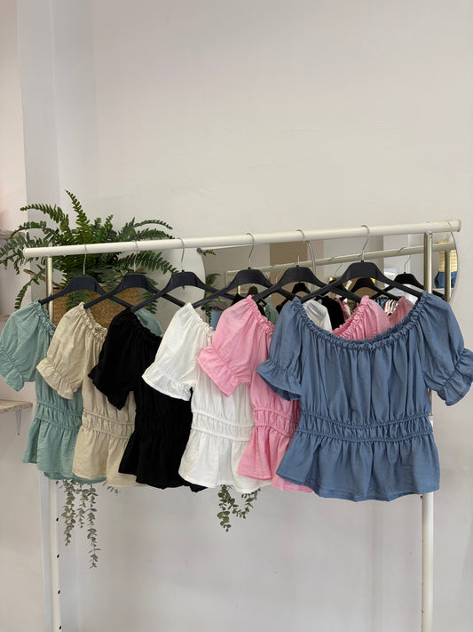 Blusa fruncida